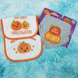 My First Halloween 3pk Bibs